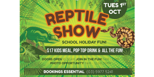 Reptile Show at Somerville Hotel