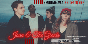 Joan & The Giants 'Just for You' launch @ The Roey, Broome
