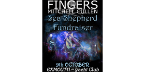 FINGERS Mitchell Cullen Sea Shepherd Fundraiser