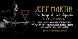 Jeff Martin - The Songs Of Led Zeppelin - NEW SHOW ADDED