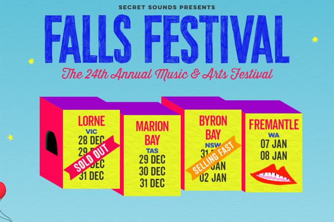 THE FALLS MUSIC & ARTS FESTIVAL - BYRON North Byron Parklands