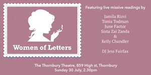 Women Of Letters, July 30 Edition.