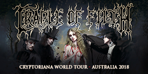 Cradle Of Filth - Cryptoriana Australian Tour